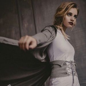 🎉 UNIQUE KNITTED CROCHET 💋CORSET BELT 💋